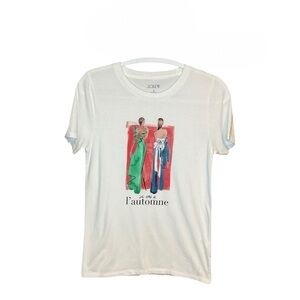J. Crew Classic Fit Graphic Tee Size Small